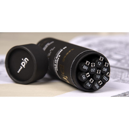 Zestaw kreślarski Tuba PIN-200 9 kolorów Uni