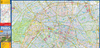 Paris city street map 1:15 000 (ANG) laminat 2023