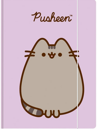 Teczka A4 z gumką Pusheen