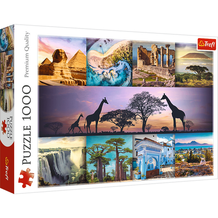 Puzzle 1000 Kolaż Afryka 10792