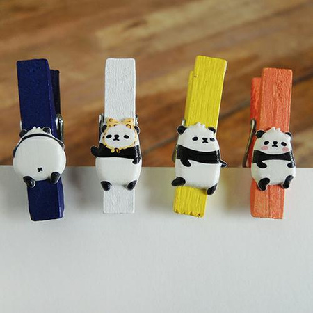 Naklejki ozdobne wypukłe Pandy