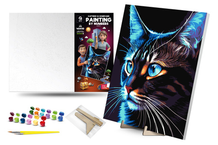 Malowanie po numerach Cosmo Cat 40x50 cm
