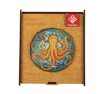 Puzzle 100 drewniane A4 Ośmiornica