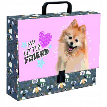 Teczka A4 z rączką XL My little friend Sweet Pomeranian