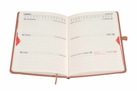 Kalendarz 2026 Memofix B6 TDW mocha mousse