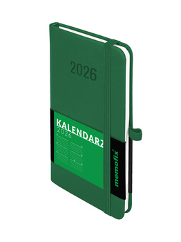 Kalendarz 2026 Memofix A6 TDW zielony