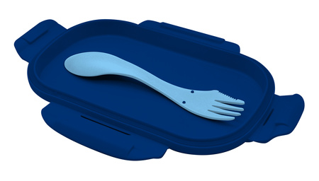 Pudełko śniadaniowe ze sztućcem Spidey SP50100