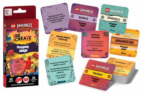 Lego Recreate karty wyzwań Przygody Ninja ACP-6701