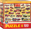 Puzzle 100 Smartkids Fire Trucks 6100-0239