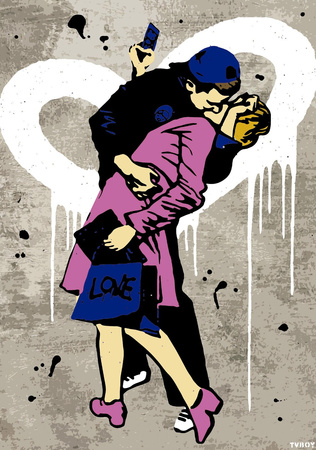 Puzzle 1000 Pocałunek TV Boy 113443