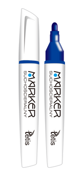 Paczka Marker suchościeralny niebieski 12 sztuk