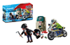Playmobil Policyjny motor Pościg za przestępcą 70572