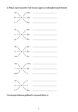 Ćwiczenia w terapii dysleksji i dysortografii dla uczniów klas IV–VI Ó – U