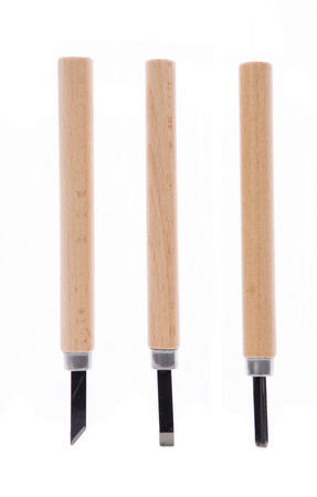 Zestaw dłut do rzeźbienia w drewnie 3 sztuki