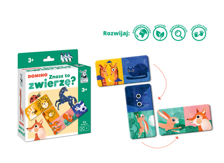 Gra domino Znasz to zwierzę? Kapitan Nauka