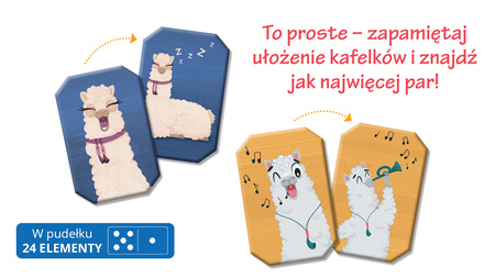 Gra Memory Lamy i alpaki Kapitan Nauka