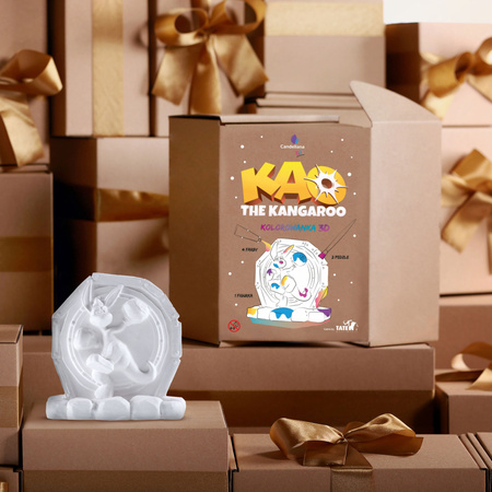Kolorowanka 3D Kao The Kangaroo