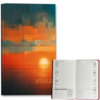 Kalendarz 2026 A6 tygodniowy Zachód