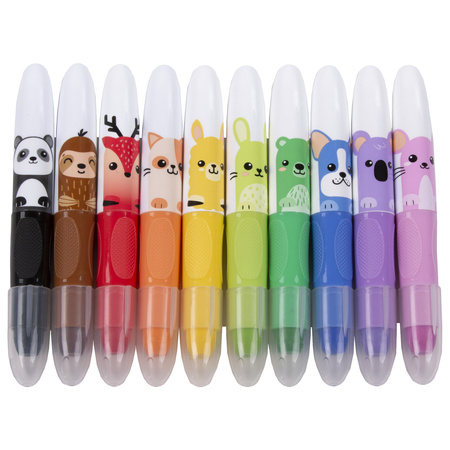 Kredki żelowe Kidea 10 kolorów