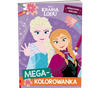 Kraina Lodu mega kolorowanka brokatowe naklejki KOLB-9102