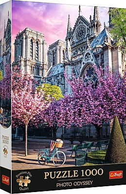 Puzzle 1000 Premium Plus Photo Odyssey Katedra Notre Dame w Paryżu 10858