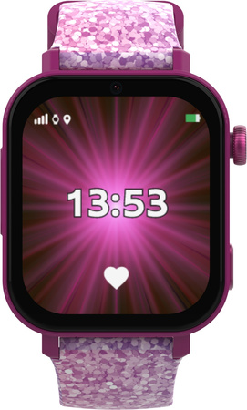 Smartwatch dla dziecka KiDiZ Chat różowy