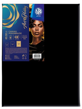Podobrazie malarskie Astra czarne 40x50cm