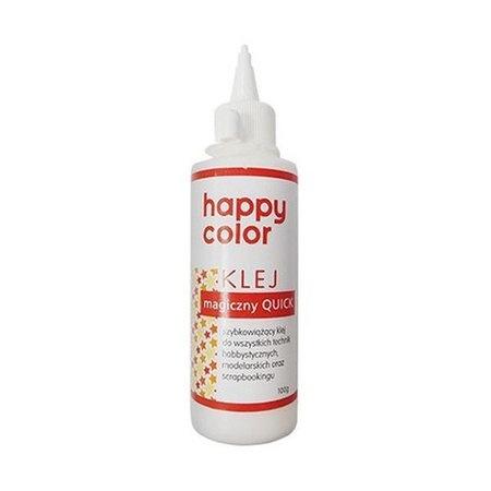 Klej magiczny quick Happy Color butelka 100g