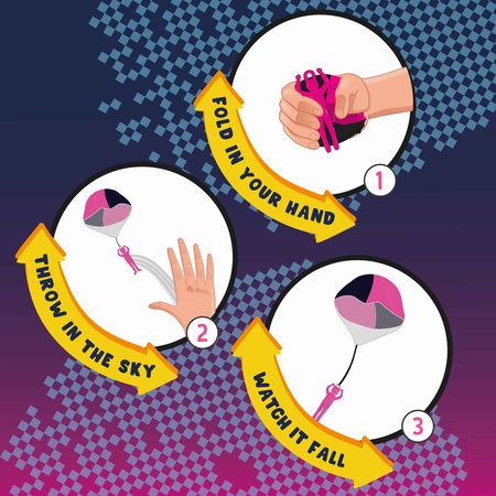 Spadochroniarz 1 szt. mix