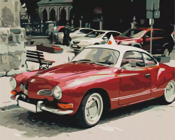 Malowanie po numerach BRUSHME 40x50cm Retro na drogach miasta