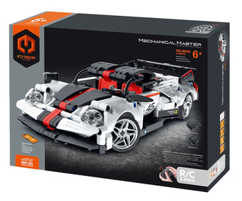 Klocki iM.Master Wyścigówka biała zdalnie sterowana 476 elementów