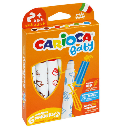 Pisaki Baby maxi Carioca 6 kolorów