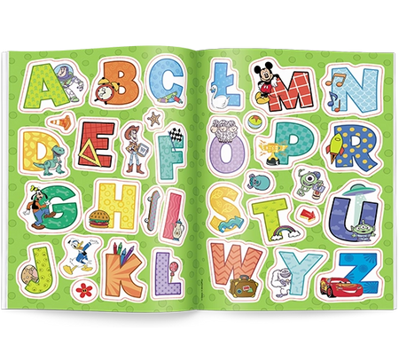 Disney uczy Alfabet do kolorowania UKOA-9302