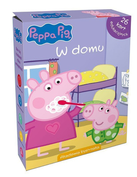 Świnka Peppa. W domu. Akademia bystrzaka wyd. 2