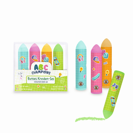 Kreda uliczna 4 kolory