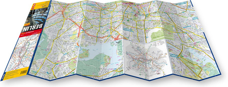 Berlin city street map 1:15 000 laminat 2024