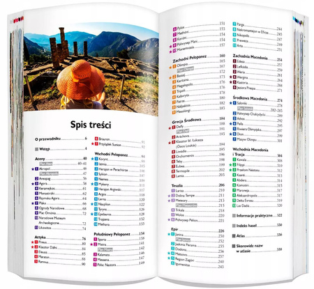 Grecja kontynentalna 3w1 przewodnik + atlas + mapa
