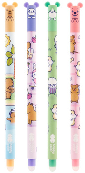 Paczka Długopis wymazywalny Kapibara Yummy Yum 0.5mm niebieski Happy Color 12 szt.