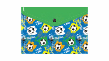 Teczka koperta A5 pp z nadrukiem football