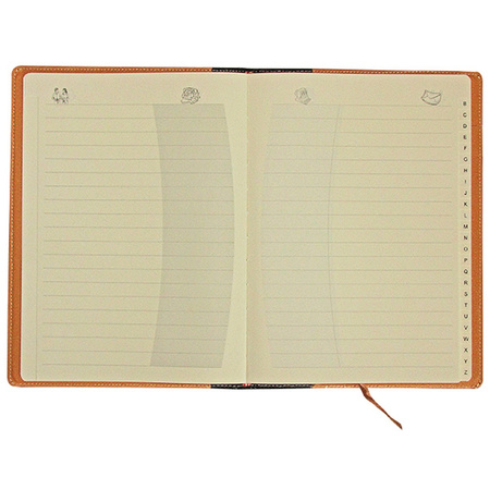 Adresownik skorowidz A4 magnetyczny czarny A34B-16