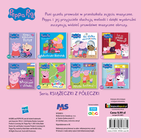Muzyczne obrazy. Świnka Peppa. Książeczki z półeczki