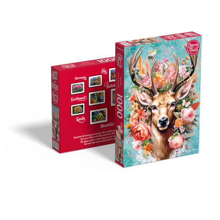Puzzle 1000 CherryPazzi Flower Deer 30752
