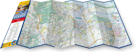 Gdańsk Gdynia Sopot plan Trójmiasta 1:26 000 laminat 2023