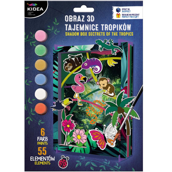 Obraz 3D tajemnice tropików Kidea