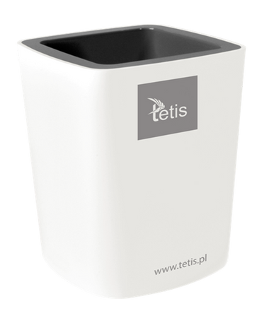 Przybornik na długopisy szary