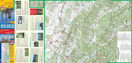 Beskid Niski mapa turystyczna 1:70 000 laminat 2023