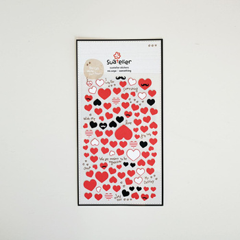 Naklejki ozdobne Serduszka