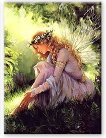 Diamentowa Mozaika Kobieta leśna wróżka NO-1008644