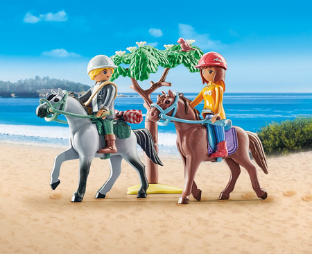Playmobil Wycieczka konna na plażę z Amelią i Benem 71470