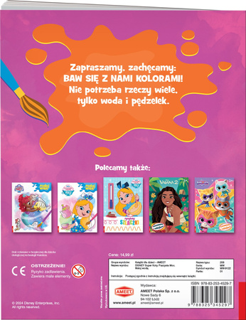 Disney Superkoty Maluj wodą MW-9122